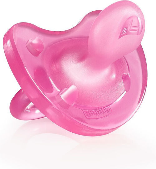 Chicco Physio Forma Soft Orthodontic Pacifier Silicone Fantastic Love - Pink for 0-6 months