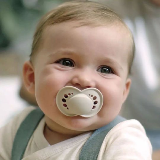 Mam Orthodontic Pacifiers Silicone Matt - Beige - Mint for 6-16 months 2pcs