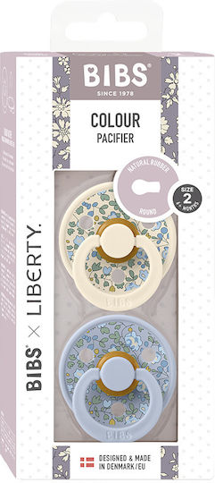 Bibs Πιπίλες Καουτσούκ X Liberty Colour για 0+ μηνών 2τμχ
