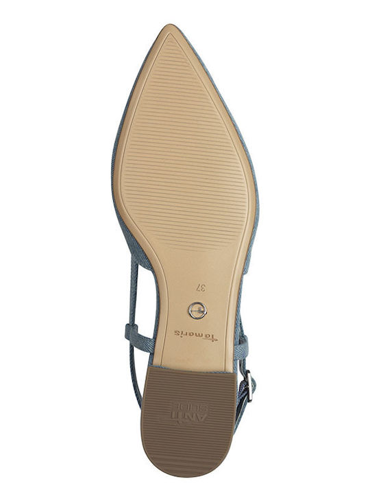 Γυναικείες Μπαλαρίνες Slingback σε Μπλε Χρώμα