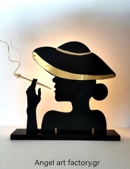 Dekorative Lampe Schwarz