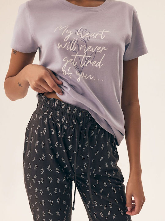 Henderson Winter Damen Pyjama-Set Naturaleza