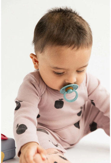 Bibs Pacifiers Rubber Vanilla / Pine for 0-6 months 2pcs