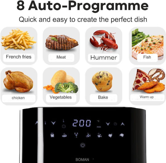 Air Fryer 5lt Black