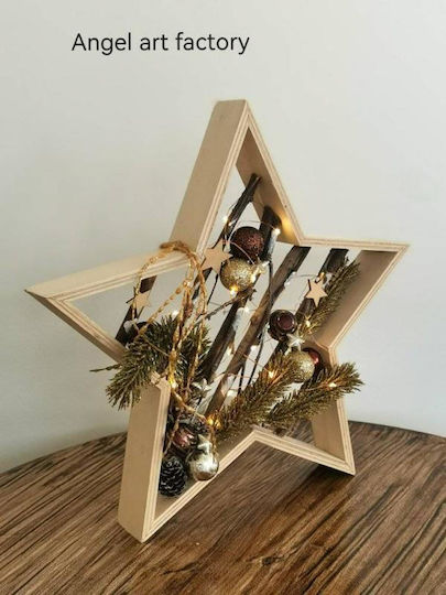 Plastic Christmas Decorative Desktop Star