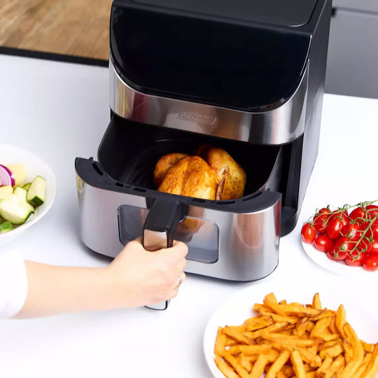 MPM Air Fryer με Wi-Fi 6lt Ασημί