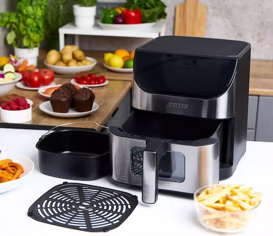MPM Air Fryer με Wi-Fi 6lt Ασημί