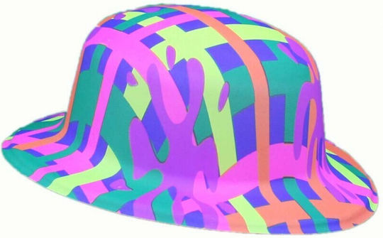 Karneval Hut aus Kunststoff 1Stück (Μverschiedene Designs/Farben)