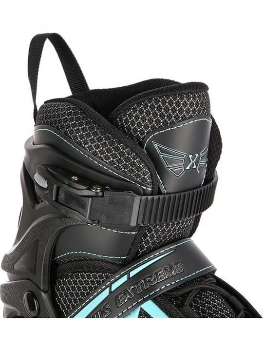 Nils Inline Αυξομειούμενα Rollers Μαύρα Παιδικά