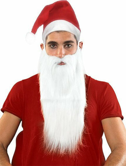 Weihnachtsaccessoire Weihnachtsmann Lange Weiße Bart #80782