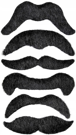 Mustach / Beard for Carnival 6pcs