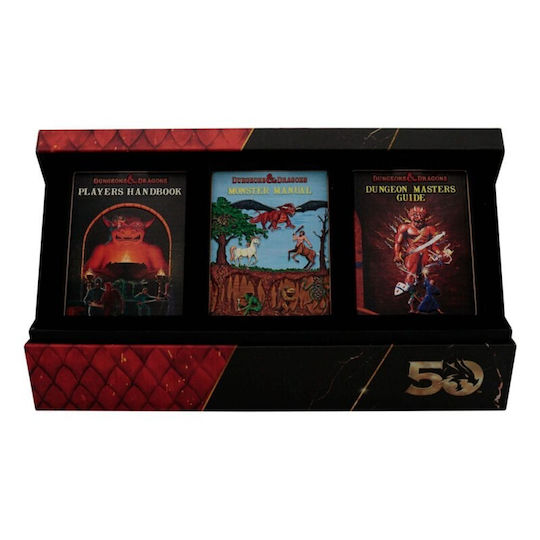 Dungeons & Dragons 50th Anniversary 1st Edition Book Cover Ingot Set