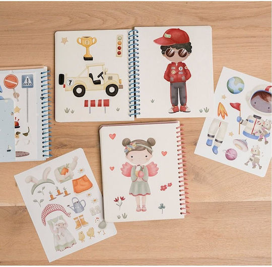 Little Dutch Sticker Album Dress Me Up Jim & Friends for Children 3+ years Years
