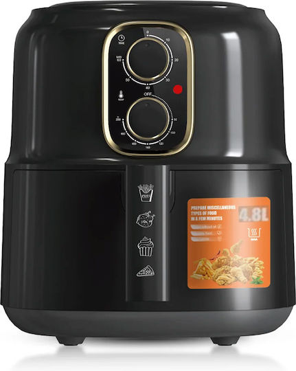 Air Fryer με Wi-Fi 4.8lt Μαύρο