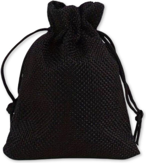 Fabric Pouch for Gift Black 7x9cm. 50pcs