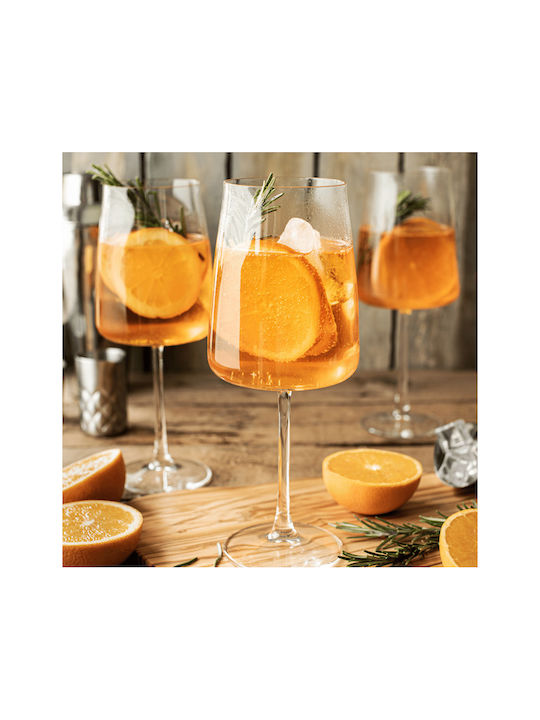 RCR Essential Glas für Rotwein aus Kristall Kelch 650ml 0803364