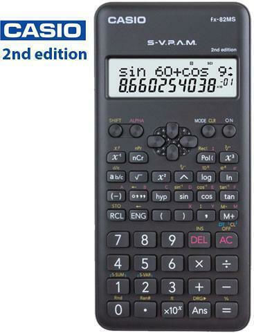 Casio FX-82MS Αριθμομηχανή Επιστημονική 12 Ψηφίων σε Μαύρο Χρώμα