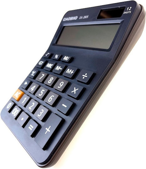 DS-2805 Αριθμομηχανή 12 Ψηφίων σε Μαύρο Χρώμα
