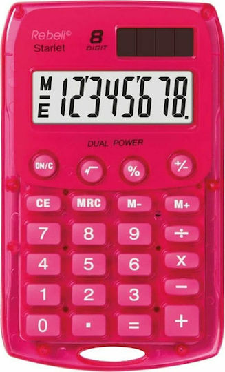 Rebell Taschenrechner Herrenuhren 8 Ziffern in Rosa Farbe 1Stück