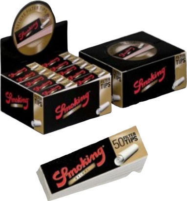 Smoking Τζιβάνες Deluxe 60mm Λευκό 50τμχ