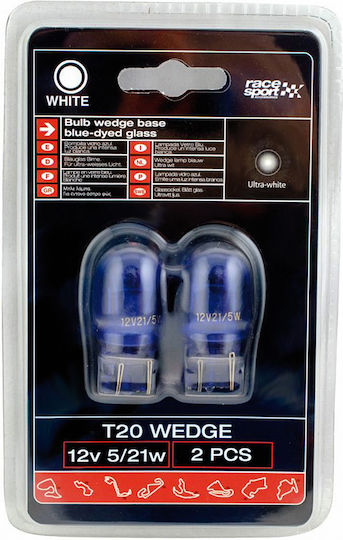 Racesport Лампи Автомобила T20 Обикновени 12V 2бр