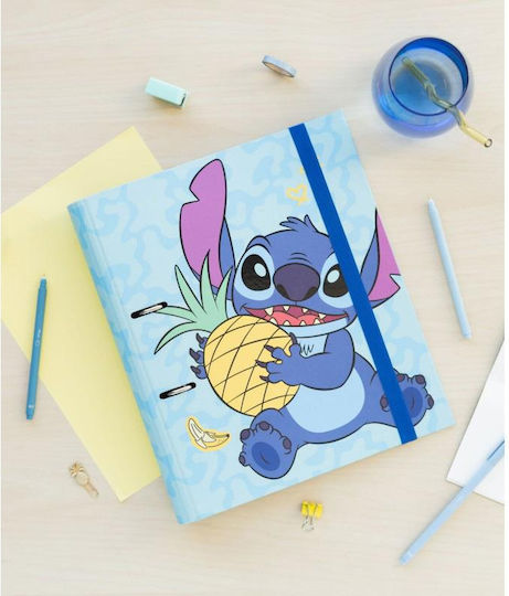 Disney Clipboard with 2 Rings for Paper A4 Blue Lilo & Stitch Tropical 1pcs