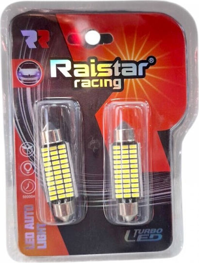 Raistar Λάμπες Αυτοκινήτου LED 6000K Ψυχρό Λευκό 12V 2τμχ