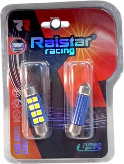 Raistar Lămpi Autoturismului LED 6000K Alb rece 12V 2buc