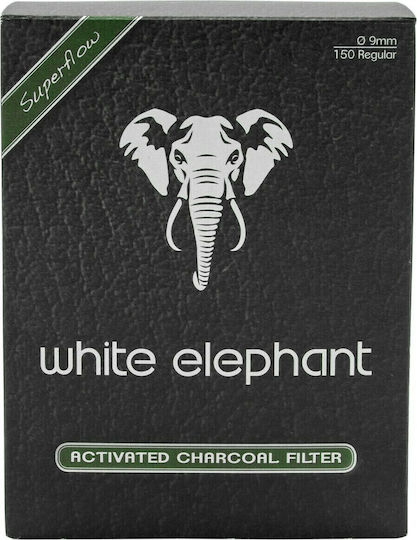 White Elephant Aktivkohle 150 Filter-Tipps 150Stücke