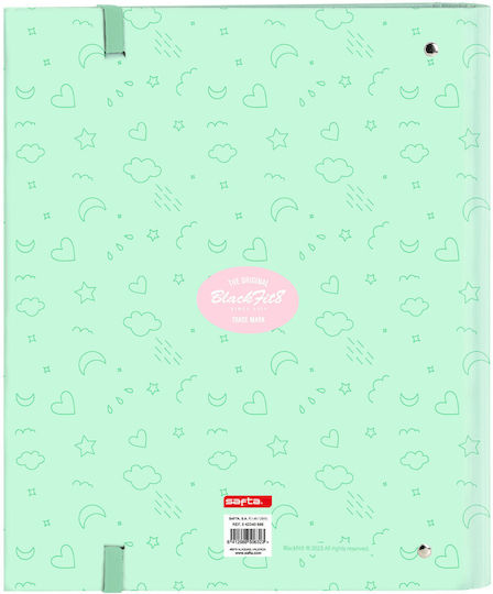 Blackfit8 Moon Ring Binder Green 27 X 32 X 3.5 Cm