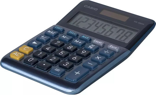 Casio Calculator 8 Cifre în Culoarea Albastru 1buc