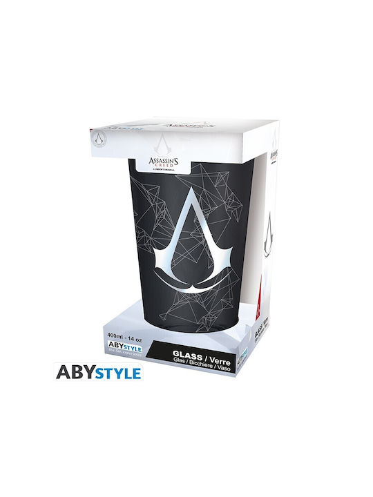 Abysse Assasin's Creed Glas aus Glas in Schwarz Farbe