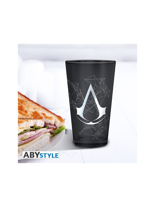 Abysse Assasin's Creed Glas aus Glas in Schwarz Farbe