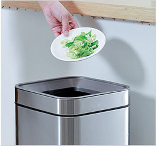 Delta Cleaning Μεταλλικός Κάδος Απορριμμάτων 30lt Inox
