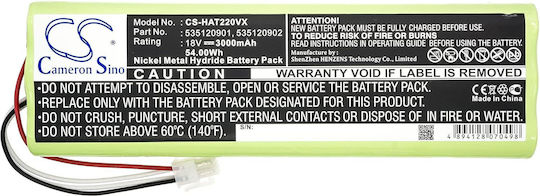 Cameron Sino Werkzeugbatterie NiMH 18V mit Kapazität 3Ah