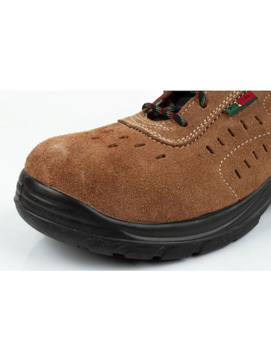 Lavoro Low Safety Brown S1 with Certification P, AN,SRC