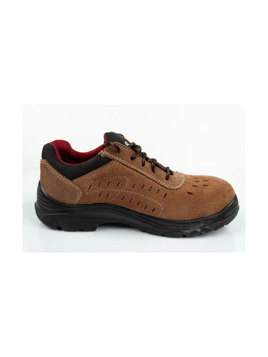Lavoro Low Safety Brown S1 with Certification P, AN,SRC