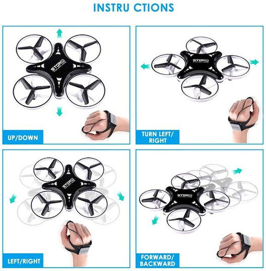Quadcopter Дрон Детски 2.4 GHz без Камера с LED светлини