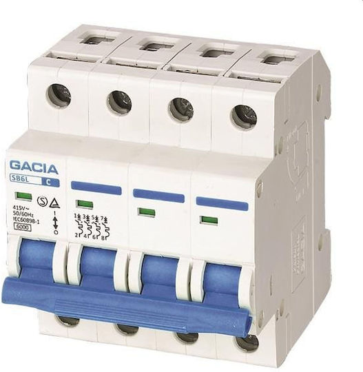 Gacia Automatischer Schutzschalter 40A Vierpolig AC 500-43312