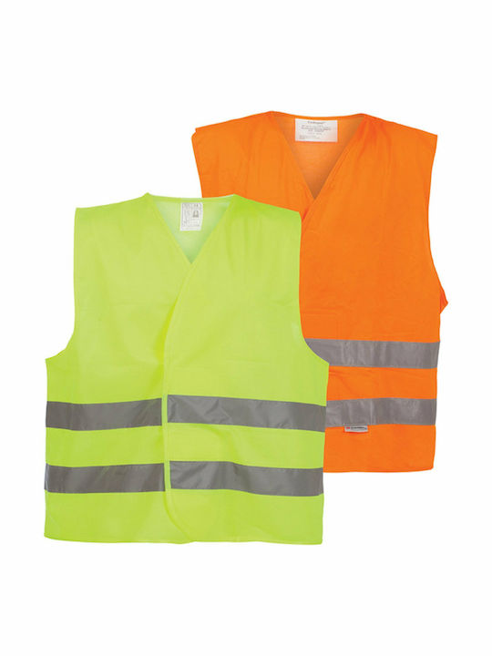 Climax Arbeitsweste Wasserdicht mit reflektierenden Bändern Orange