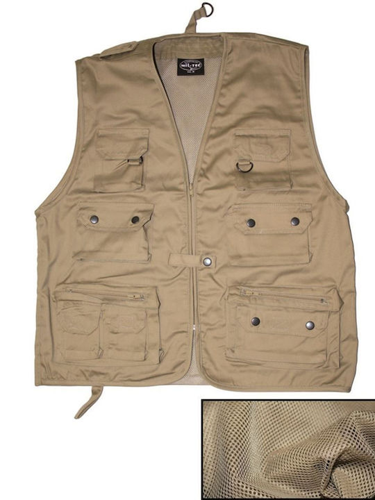 Mil-Tec Arbeitsweste Khaki