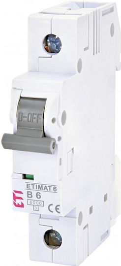 ETI Automatic Circuit Breaker 25A Single-pole AC/DC 2111518