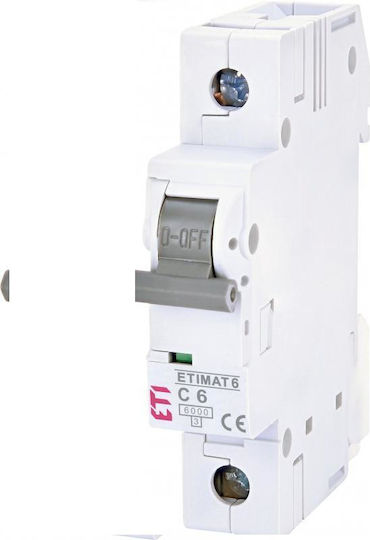 ETI Automatic Circuit Breaker 10A Single-pole AC/DC 2141514