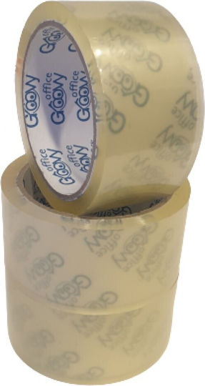 Justnote Ταινία Συσκευασίας Groovy Αθόρυβη 48mm x 60m Διάφανη