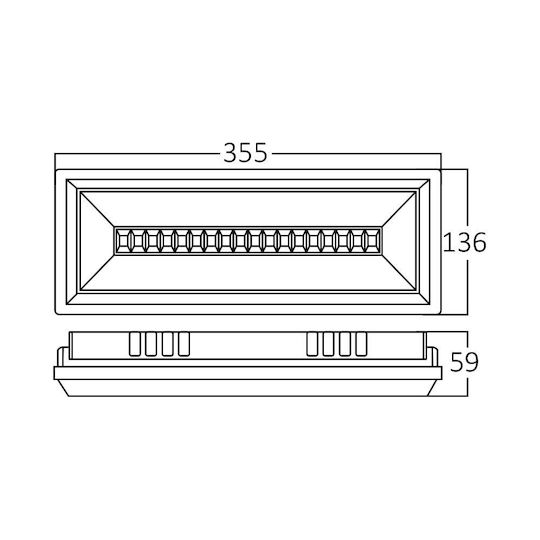 Braytron LED Lumină de siguranță pentru ieșire 1buc