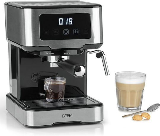 Beem Mașină de Espresso 1100W Presiune 15bar Argintie