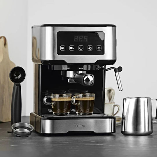 Beem Mașină de Espresso 1100W Presiune 15bar Argintie