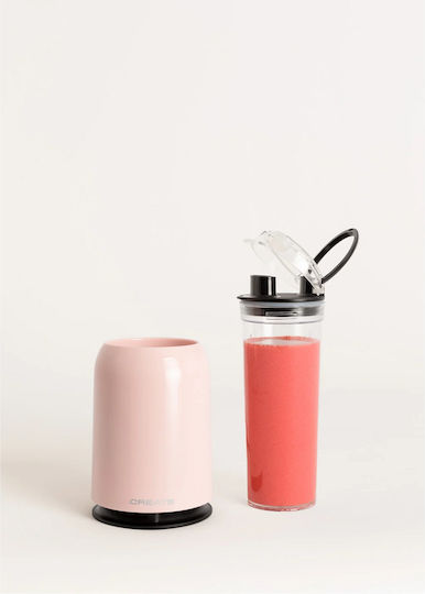 Create Moi Studio Μπλέντερ με Πλαστική Κανάτα 400 ml Ροζ