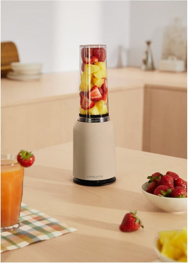 Create Moi Studio Μπλέντερ με Πλαστική Κανάτα 400 ml Μπεζ