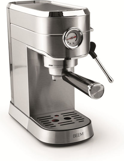 Beem Mașină de Espresso 1450W Presiune 20bar pentru Cappuccino Argintie